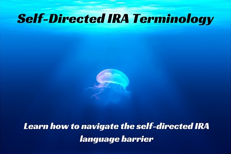 self directed ira terminology