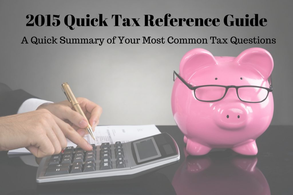 2015 tax reference guide