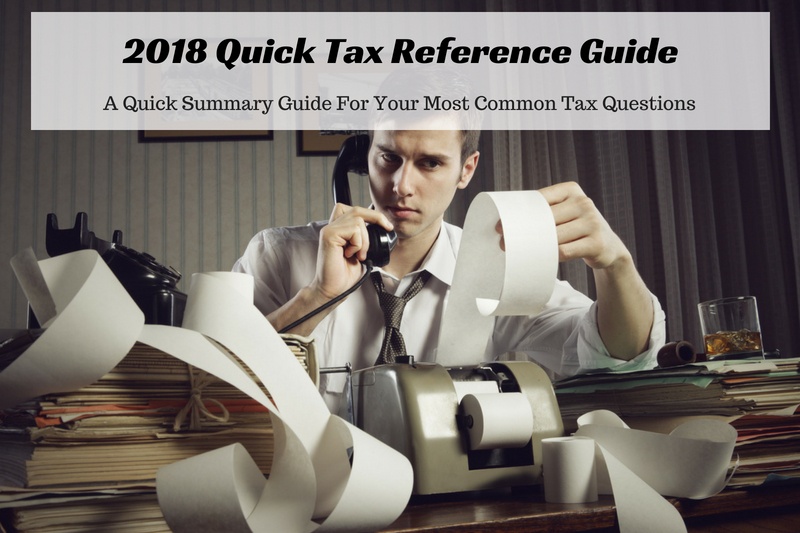 2018 tax reference guide